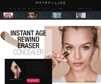 Maybelline.ca(Makeup & Cosmetic Products) Screenshot