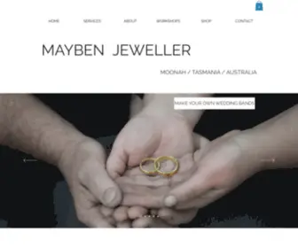 Mayben.com.au(Jewellery workshops) Screenshot