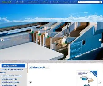 Maychebiengophuloc.com(May che bien go) Screenshot