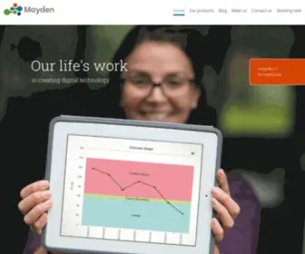 Mayden.co.uk(Health Tech Solutions) Screenshot