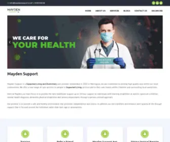 Maydensupport.co.uk(Mayden Support) Screenshot