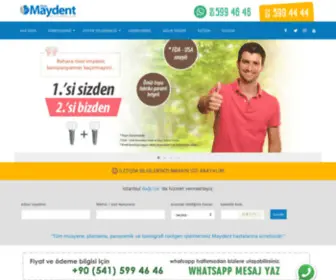 Maydent.com.tr(Maydent Ağız ve Diş Sağlığı Polikliniği) Screenshot