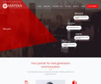 Mayeka.in(Enterprise Messaging and Voice Solutions) Screenshot