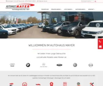 Mayer-Automobile.com(Autohaus Mayer Vertriebs GmbH) Screenshot