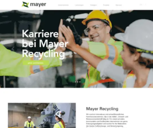 Mayer-Entsorgung.at(Entsorgung Mayer) Screenshot