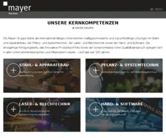 Mayer.de(Mayer Gruppe) Screenshot