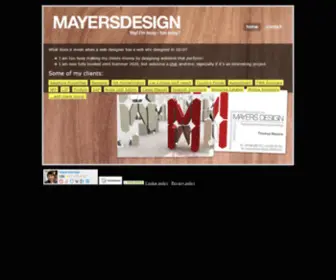Mayersdesign.com(Quality web and print design on the Costa Blanca and beyond) Screenshot