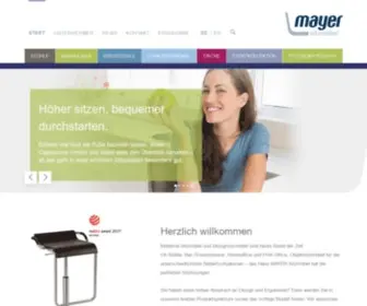 Mayersitzmoebel.de(Ihr Spezialist für die perfekten Sitzlösungen) Screenshot