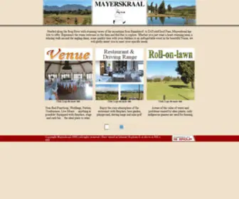 Mayerskraal.co.za(Farmstall restaurant & conference venue) Screenshot