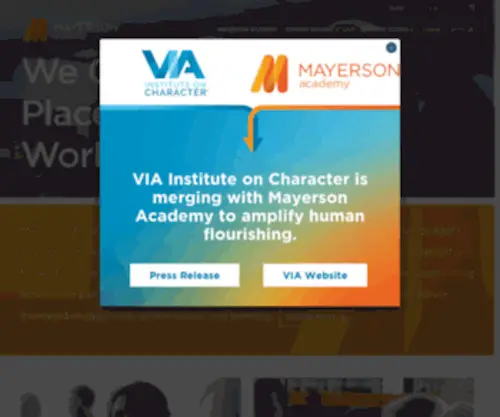 Mayersonacademy.org(We provide extraordinary learning experiences so that individuals) Screenshot
