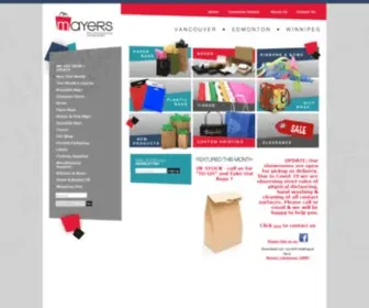 Mayerspackaging.com(Mayers Packaging) Screenshot