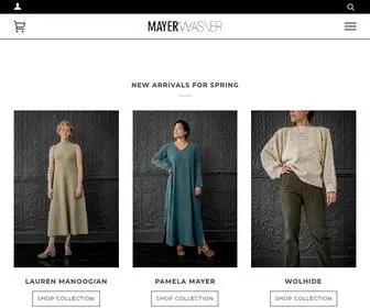 Mayerwasner.com(Slow fashion) Screenshot