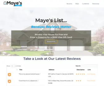 Mayeslist.com(Maye’s) Screenshot