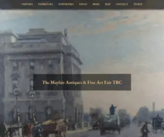 Mayfairfair.com(The Mayfair Antiques & Fine Art Fair TBC) Screenshot