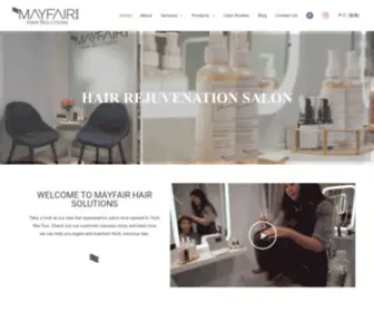 Mayfairhair.com.hk(髮延活髮) Screenshot