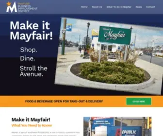 Mayfairphilly.com(Mayfair Business Improvement District) Screenshot