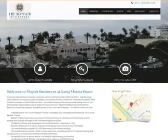 Mayfairsantamonica.com(Mayfair Residences at Santa Monica Beach) Screenshot