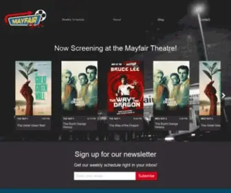 Mayfairtheatre.ca(The Mayfair Theatre) Screenshot