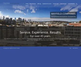 Mayfieldcompanies.com(Realizing potential) Screenshot