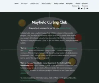 Mayfieldcurling.com(Mayfield Curling Club Registration) Screenshot