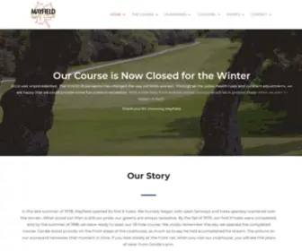 Mayfieldgolfclub.com(Mayfield Golf Club) Screenshot