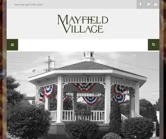 Mayfieldvillage.com(Mayfield Village) Screenshot