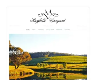 Mayfieldvineyard.com(Accommodation Orange NSW) Screenshot