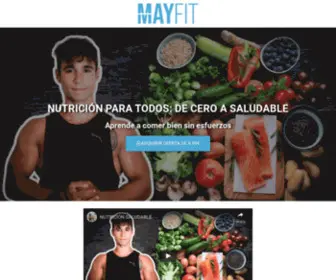 Mayfitonline.com(NUTRICIÓN PARA TODOS) Screenshot