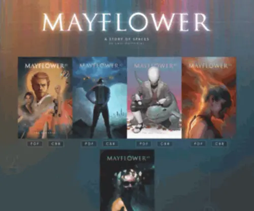 Mayflowercomic.com(A Comic by Levi Hoffmeier) Screenshot