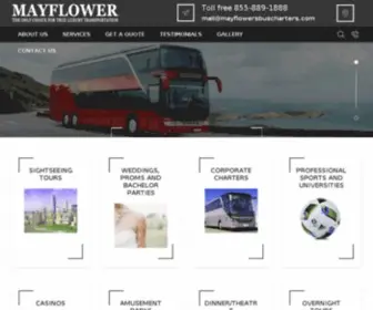 Mayflowersbuscharters.com Screenshot