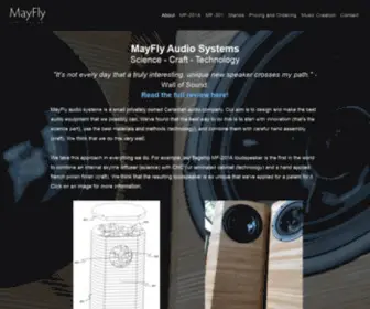 Mayflyaudio.com(MayFly Audio Systems) Screenshot