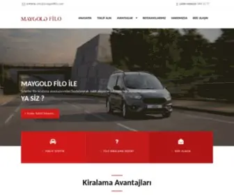 Maygoldfilo.com(Maygold Filo Kiralama) Screenshot