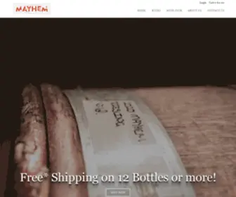 Mayhemwines.com(Mayhem Wines) Screenshot