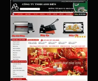 Mayinanhbien.com(Cty Anh Biên PP) Screenshot