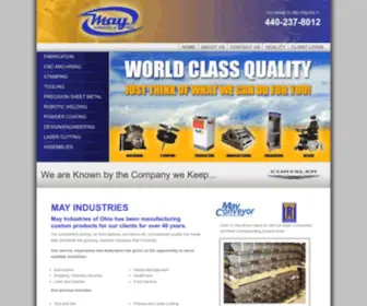 Mayind.com(May Industries) Screenshot