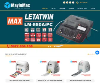 Mayinmax.com(Máy in đầu cốt LM) Screenshot