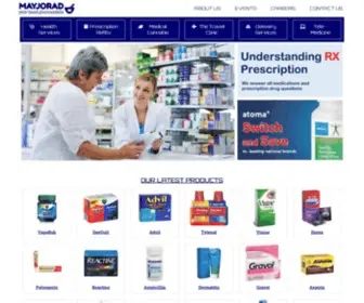 Mayjoradpharmacies.com(Mayjorad Pharmacies) Screenshot