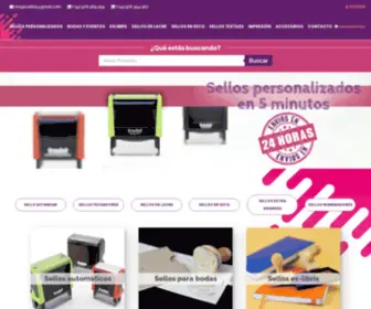 Mayjusellos.com(Sellos personalizados de caucho) Screenshot