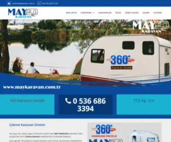 Maykaravan.com.tr(MAY Karavan I Çekme Karavan Üretim) Screenshot