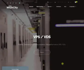 Maykcity.com(Hosting, VPS Server, VDS Server, Domain, E Commerce Software , Web Site Design) Screenshot