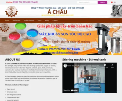 Maykhuayachau.net(Máy) Screenshot