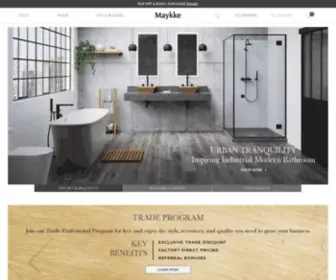 Maykke.com(Bathroom Store Online) Screenshot