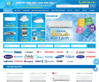 Maylanhanhsao.com(Chuyên cung cấp máy lạnh chính hãng giá sỉ) Screenshot