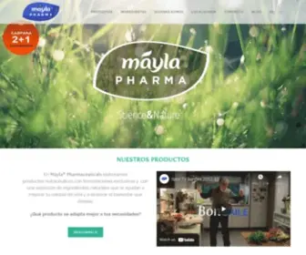 Maylapharma.com(Máyla Pharmaceuticals) Screenshot