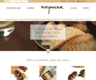 Maymana.fr(Pâtisserie Marocaine) Screenshot