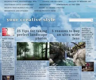 Maymantell.com(Your creative style Easy Random Posts) Screenshot