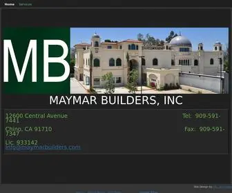 Maymarbuilders.com(Maymar Builders) Screenshot