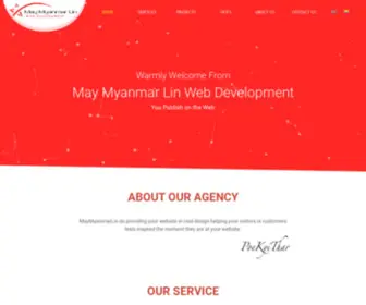 Maymyanmarlin.com(May Myanmar Lin web development) Screenshot