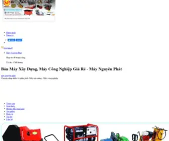 Maynguyenphat.vn(Bán Máy Xây Dựng) Screenshot