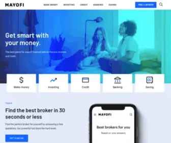 Mayofi.com(Get smart with your money) Screenshot